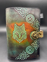 Stamped Leather Journal Spellbook  - Ren Fair Examples