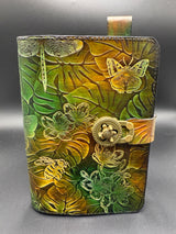 Stamped Leather Journal Spellbook - Bees