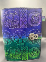 Stamped Leather Journal Spellbook XL - Ren Fair Examples