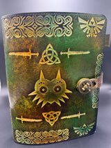 Stamped Leather Journal Spellbook XL - Ren Fair Examples