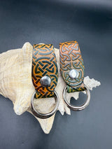 Stamped Leather Skirt Hike - Celtic Knots