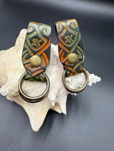 Stamped Leather Skirt Hike - Nordic