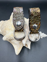 Stamped Leather Skirt Hike - Octopus