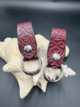 Stamped Leather Skirt Hike - Nordic