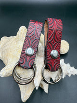 Stamped Leather Skirt Hike - Nordic