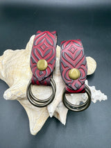 Stamped Leather Skirt Hike - Nordic