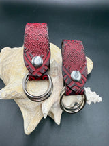 Stamped Leather Skirt Hike - Nordic