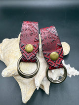 Stamped Leather Skirt Hike - Pirate