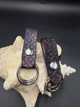 Stamped Leather Skirt Hike - Celtic Knots