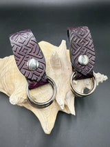 Stamped Leather Skirt Hike - Nordic