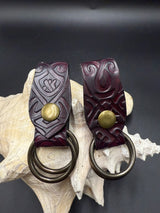 Stamped Leather Skirt Hike - Nordic