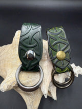 Stamped Leather Skirt Hike - Celtic Knots