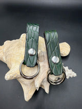 Stamped Leather Skirt Hike - Dragon Scale