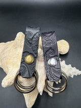 Stamped Leather Skirt Hike - Tentacles