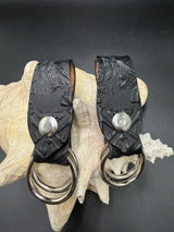 Stamped Leather Skirt Hike - Pirate