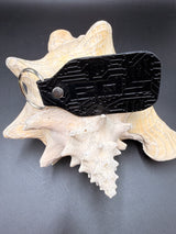 Stamped Leather Keychain - EOS Music