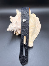 Stamped Leather Parasol Handle Harness- Dragon