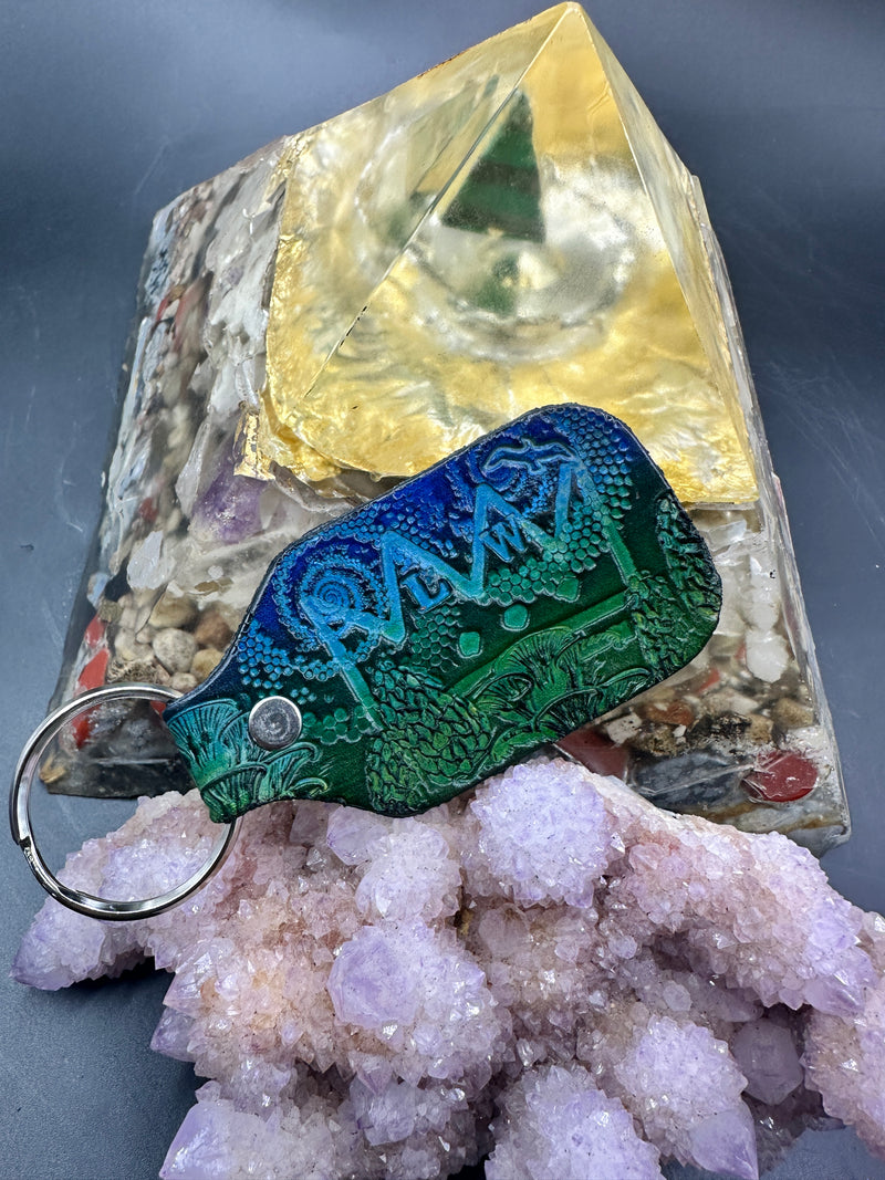Stamped Leather Keychain - Charles The First