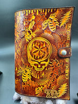 Stamped Leather Journal - Bees