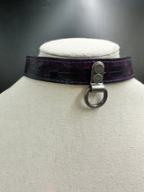 Stamped Leather Bondage Gear - Day Collar
