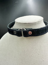 Stamped Leather Bondage Gear - Day Collar