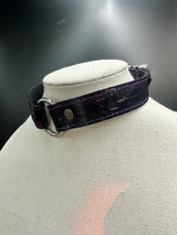 Stamped Leather Bondage Gear - Day Collar