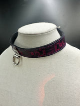 Stamped Leather Bondage Gear - Day Collar