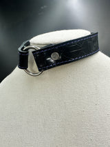 Stamped Leather Bondage Gear - Day Collar