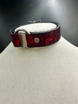 Stamped Leather Bondage Gear - Day Collar