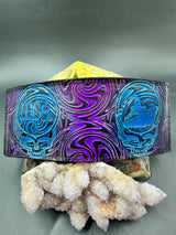 Stamped Leather Bifold Wallet - Moe.