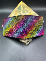 Stamped Leather Bifold Wallet - Mountains