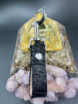 Stamped Leather Accessory Clip - Stealie