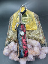 Stamped Leather Accessory Clip - Stealie