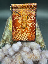 Stamped Leather Money Clips Wallet - Grateful