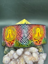 Stamped Leather Bifold Wallet - Grateful Mountains and Trees