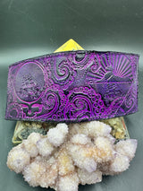 Stamped Leather Bifold Wallet - Grateful Lost Sailor