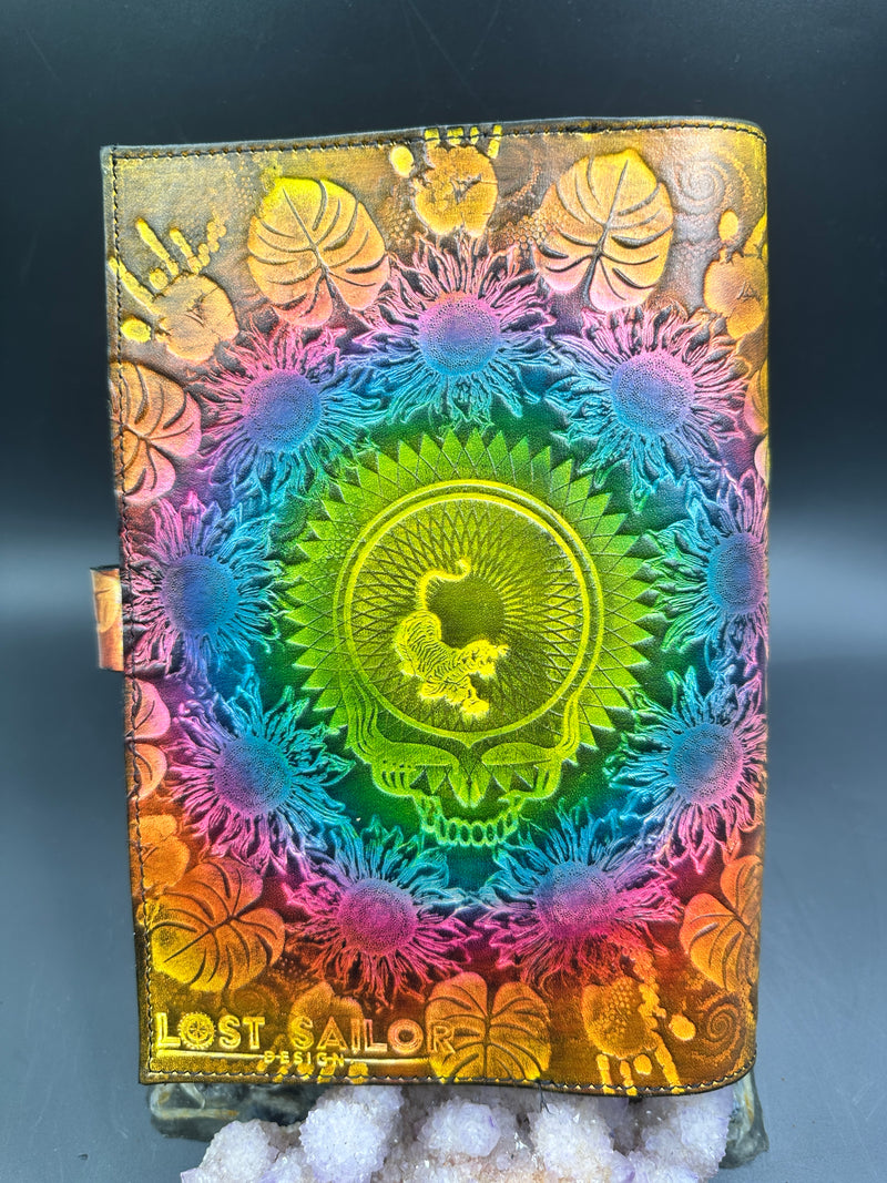 Stamped Leather Journal - Grateful