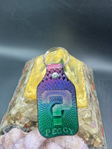 Stamped Leather Keychain - Tipper 2.0