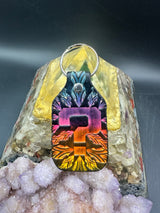 Stamped Leather Keychain - Tipper 2.0