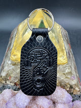 Stamped Leather Keychain - Tipper 3.0 Austin R