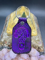 Stamped Leather Keychain - Tipper 3.0 Austin R