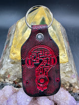 Stamped Leather Keychain - Tipper 3.0 Austin R