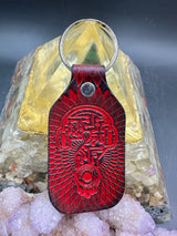Stamped Leather Keychain - Tipper 3.0 Austin R