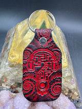 Stamped Leather Keychain - Tipper 3.0 Austin R