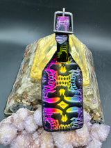 Stamped Leather Luggage Tag-Meduim