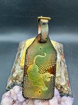 Stamped Leather Luggage Tag-Large