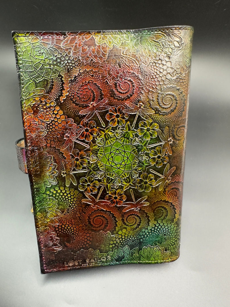 Stamped Leather Journal - Floral and Nature