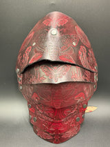 Stamped Leather Pauldrons - Mushrooms