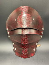 Stamped Leather Pauldrons - Minimal Design