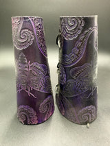 Stamped Leather Vambracers- Insects and Nature
